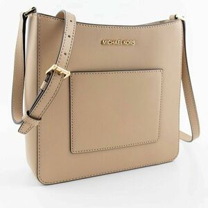 Michael Kors Tan Leather Crossbody Bag